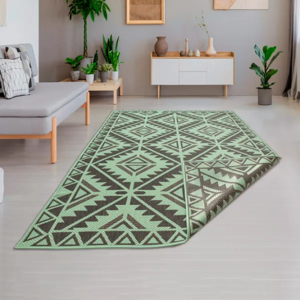 Ковер Covoare Ungheni Flat Green Black / Полипропилен photo 5