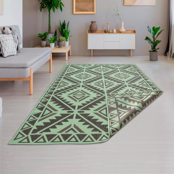 Ковер Covoare Ungheni Flat Green Black / Полипропилен photo 5