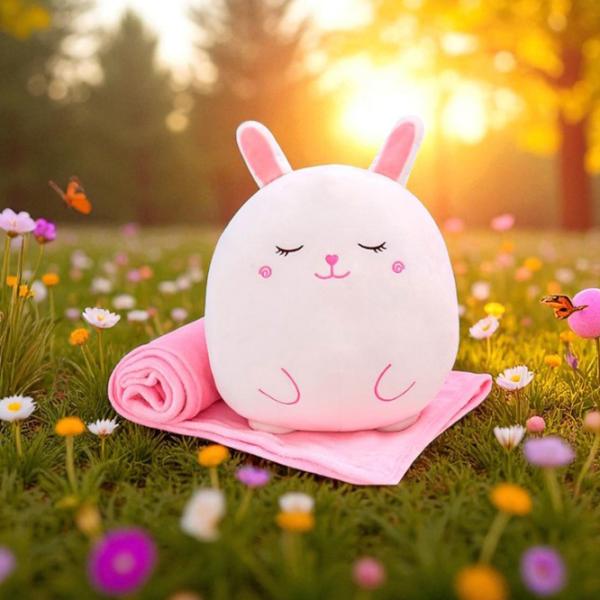 Мягкая игрушка ChiToys Animals Зайчонок BB008 1+ / Розовый photo 3