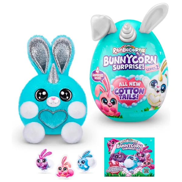 Jucărie moale Zuru Bunnycorn 9280SQ1 3+ / Multicolor photo 2
