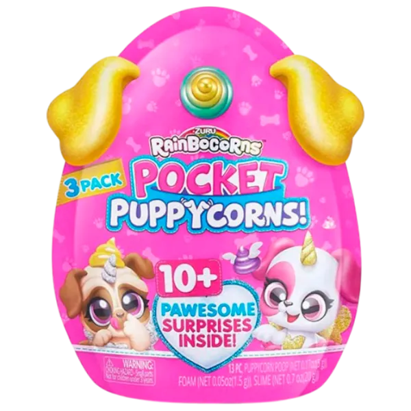 Jucărie moale Zuru Pocket Puppycorn 9284 3+ / Multicolor photo 1