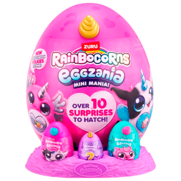 Jucărie moale Zuru Rainbocorns Eggzania 9296 3+ / Multicolor photo 1
