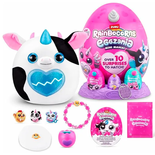 Jucărie moale Zuru Rainbocorns Eggzania 9296 3+ / Multicolor photo 4