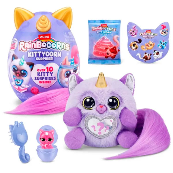 Jucărie moale Zuru Kittycorn 92104 3+ / Multicolor photo 2