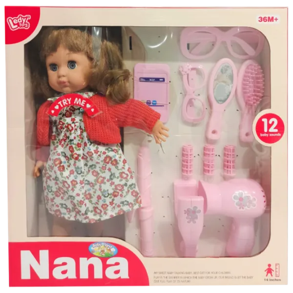 Кукла Ledy Toys Nana LD68007A малыш / 3+ photo 1