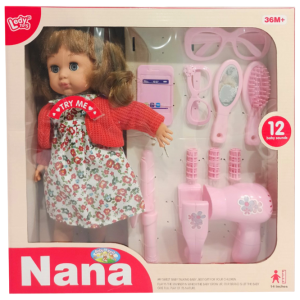 Кукла Ledy Toys Nana LD68007A малыш / 3+ photo 1