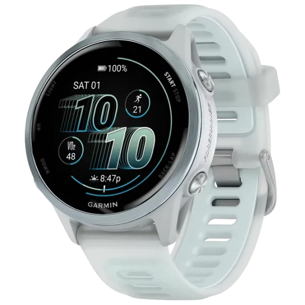 Умные часы Garmin Forerunner 570 1.2" / 42 мм / Белый Камень - Синий / 010-02970-01 photo 1