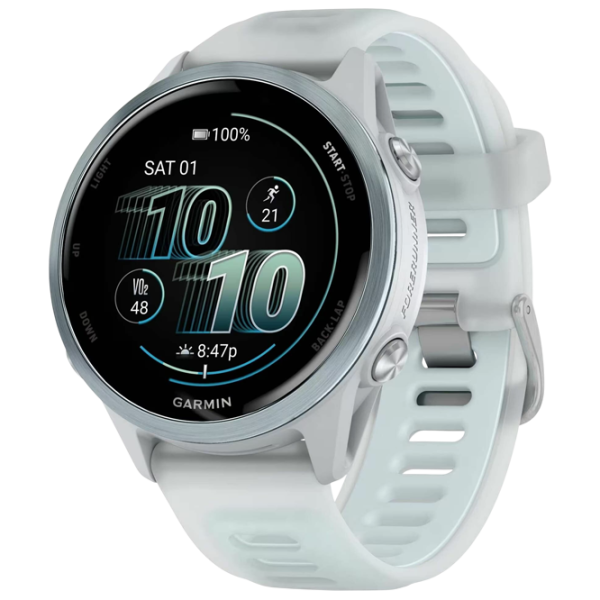 Умные часы Garmin Forerunner 570 1.2" / 42 мм / Белый Камень - Синий / 010-02970-01 photo 1