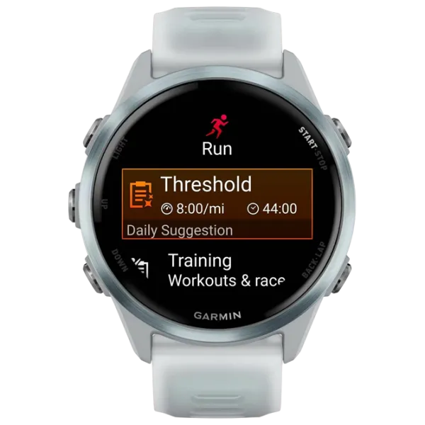 Умные часы Garmin Forerunner 570 1.2" / 42 мм / Белый Камень - Синий / 010-02970-01 photo 2