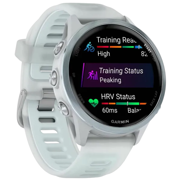 Умные часы Garmin Forerunner 570 1.2" / 42 мм / Белый Камень - Синий / 010-02970-01 photo 3