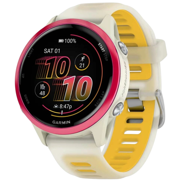 Умные часы Garmin Forerunner 570 1.2" / 42 мм / Кость - Манго / 010-02970-02 photo 1