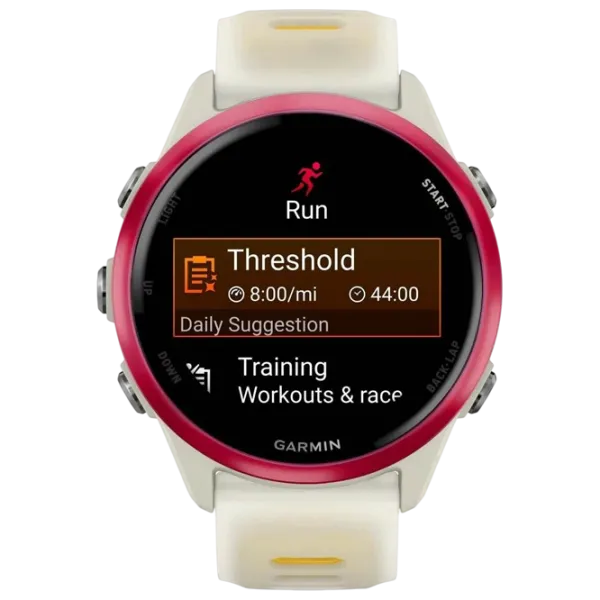 Умные часы Garmin Forerunner 570 1.2" / 42 мм / Кость - Манго / 010-02970-02 photo 2