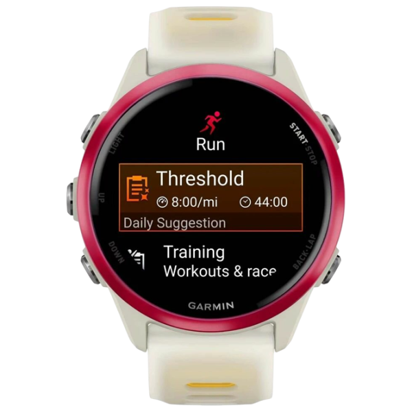 Умные часы Garmin Forerunner 570 1.2" / 42 мм / Кость - Манго / 010-02970-02 photo 2