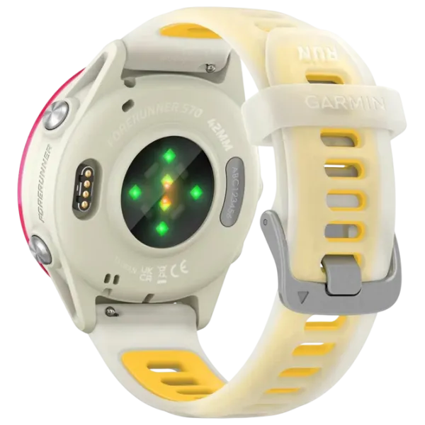 Умные часы Garmin Forerunner 570 1.2" / 42 мм / Кость - Манго / 010-02970-02 photo 4