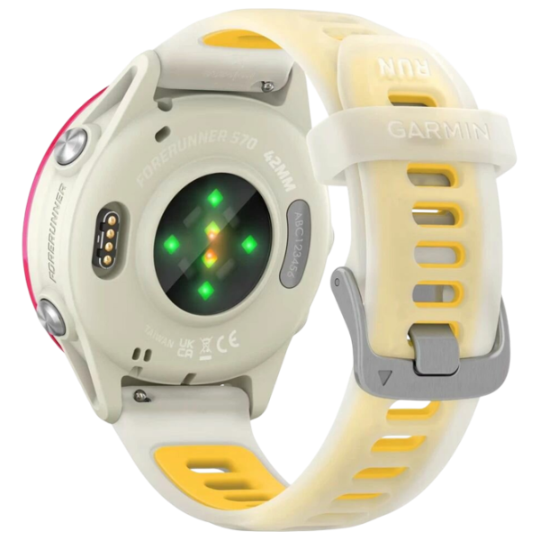 Умные часы Garmin Forerunner 570 1.2" / 42 мм / Кость - Манго / 010-02970-02 photo 4