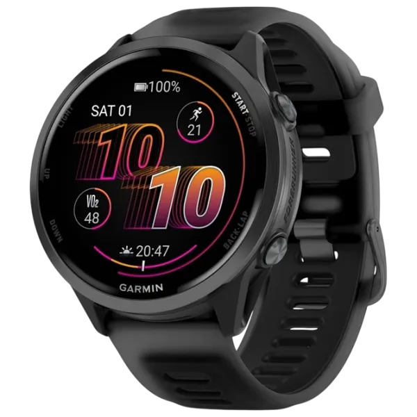 Умные часы Garmin Forerunner 570 1.4" / 47 мм / Черный - Чёрный / 010-02971-00 photo 1