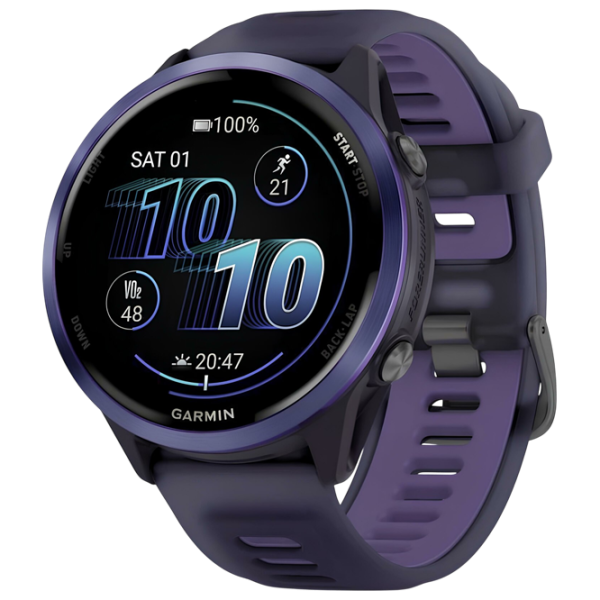 Ceas inteligent Garmin Forerunner 570 1.4" / 47 mm / Purple - Indigo / 010-02971-02 photo 1