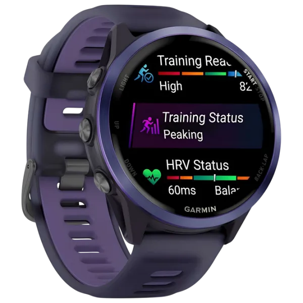 Ceas inteligent Garmin Forerunner 570 1.4" / 47 mm / Purple - Indigo / 010-02971-02 photo 3