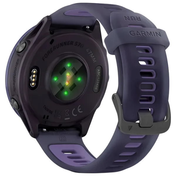 Ceas inteligent Garmin Forerunner 570 1.4" / 47 mm / Purple - Indigo / 010-02971-02 photo 4
