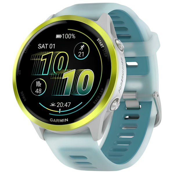 Ceas inteligent Garmin Forerunner 570 1.4" / 47 mm / Whitestone - Blue / 010-02971-01 photo 1