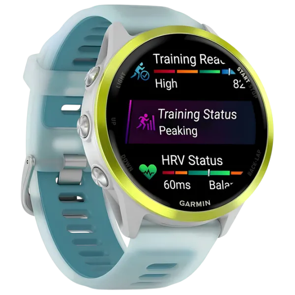 Ceas inteligent Garmin Forerunner 570 1.4" / 47 mm / Whitestone - Blue / 010-02971-01 photo 3