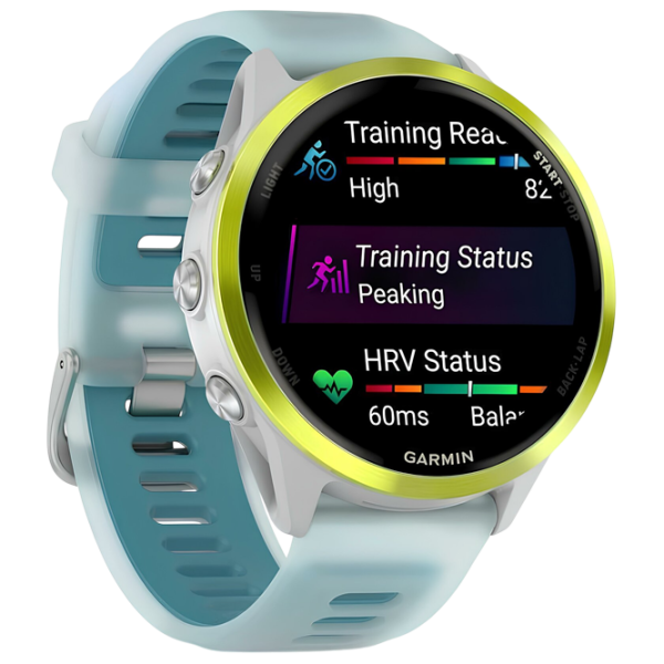 Ceas inteligent Garmin Forerunner 570 1.4" / 47 mm / Whitestone - Blue / 010-02971-01 photo 3