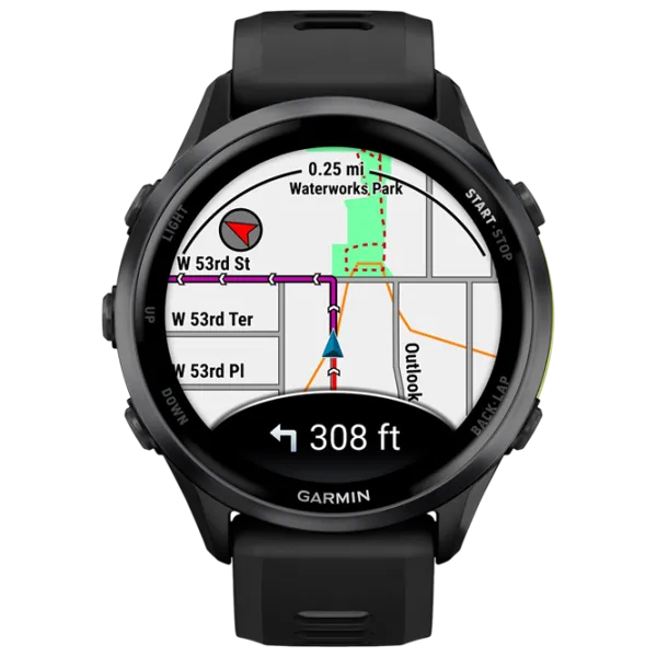 Ceas inteligent Garmin Forerunner 970 1.4" / 47 mm / Black - Black / 010-02969-10 photo 2