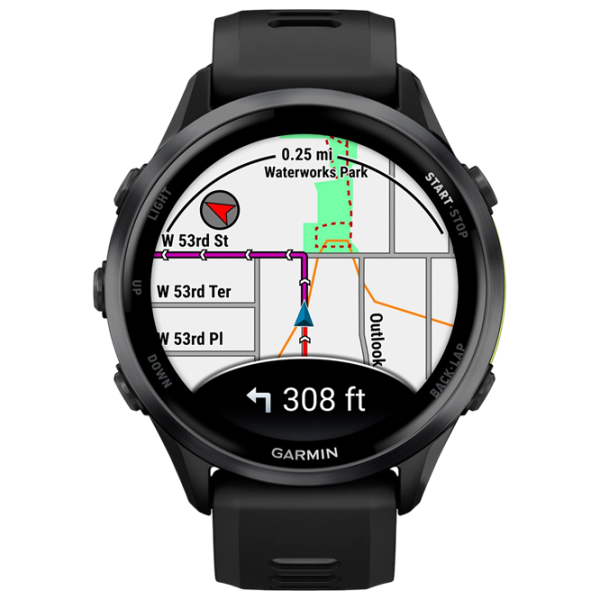 Ceas inteligent Garmin Forerunner 970 1.4" / 47 mm / Black - Black / 010-02969-10 photo 2