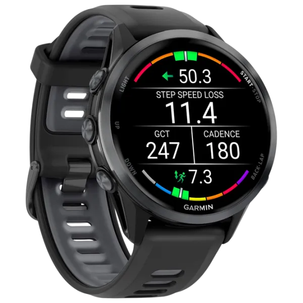 Ceas inteligent Garmin Forerunner 970 1.4" / 47 mm / Black - Black / 010-02969-10 photo 3