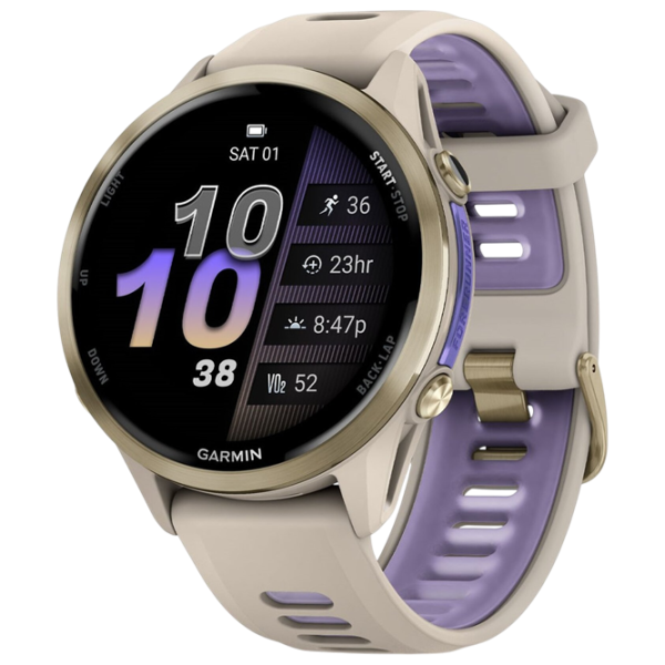 Ceas inteligent Garmin Forerunner 970 1.4" / 47 mm / Grey - Translucent Indigo / 010-02969-12 photo 1