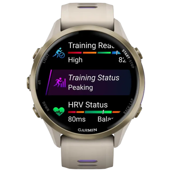 Ceas inteligent Garmin Forerunner 970 1.4" / 47 mm / Grey - Translucent Indigo / 010-02969-12 photo 2