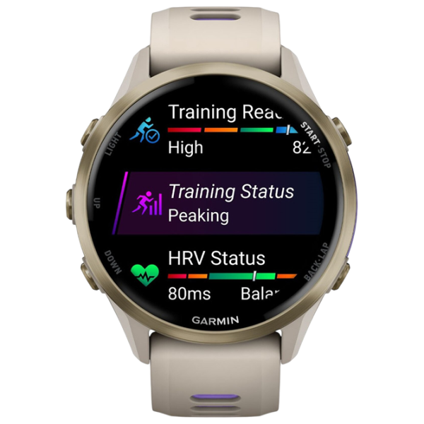 Ceas inteligent Garmin Forerunner 970 1.4" / 47 mm / Grey - Translucent Indigo / 010-02969-12 photo 2