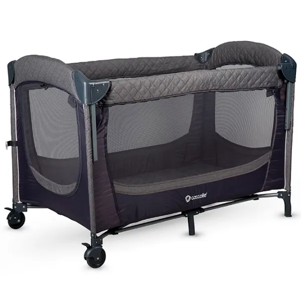 Pat pentru copii Coccolle Co-sleeper Insieme 0 luni - 3 ani / Greystone photo 5