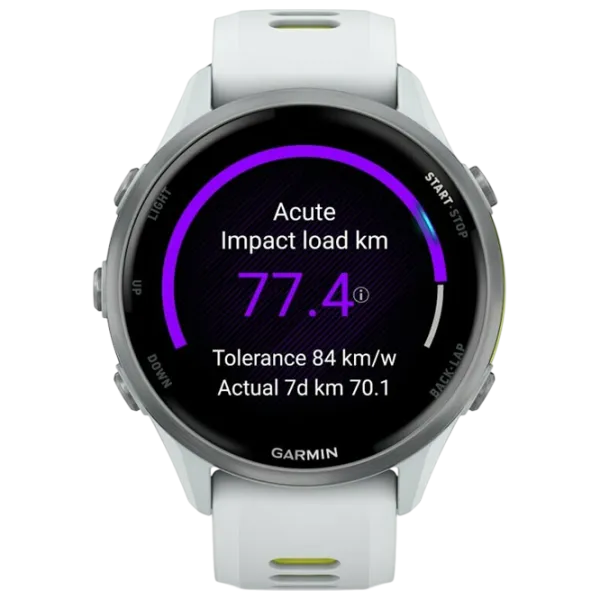 Ceas inteligent Garmin Forerunner 970 1.4" / 47 mm / Whitestone - Whitestone / 010-02969-11 photo 2