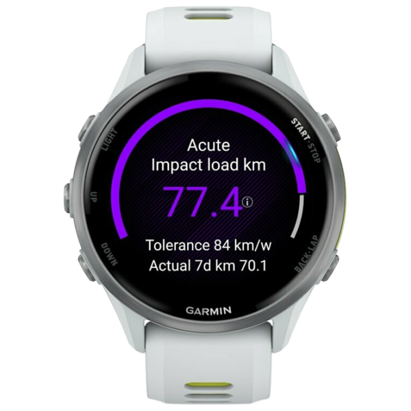 Ceas inteligent Garmin Forerunner 970 1.4" / 47 mm / Whitestone - Whitestone / 010-02969-11 photo 2