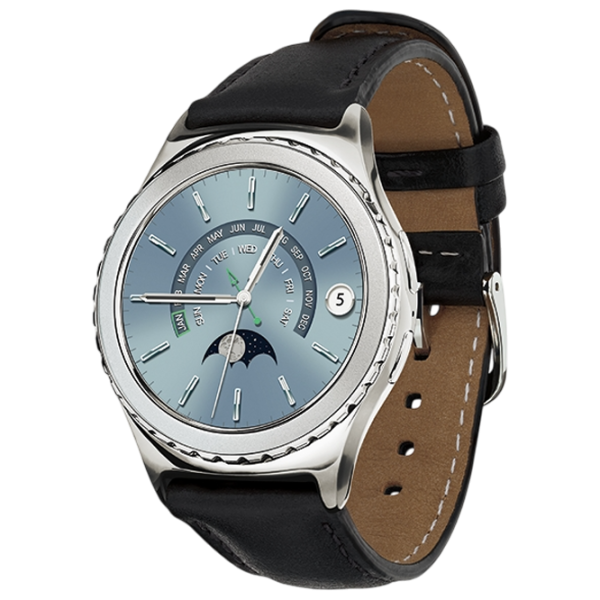 Умные часы Gear S2 Gear S2 1.2" / / Платиновый - Чёрный / R732 photo 1
