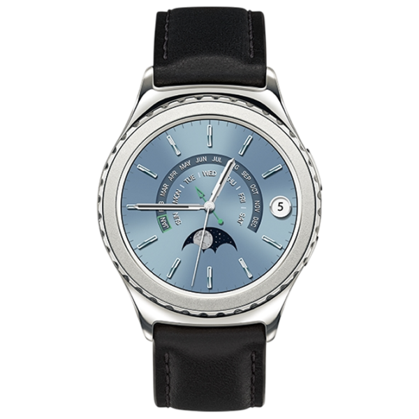 Умные часы Gear S2 Gear S2 1.2" / / Платиновый - Чёрный / R732 photo 2