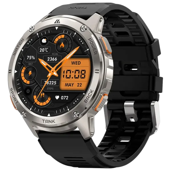 Ceas inteligent Kospet Tank T3 1.43" / / Silver - Black / photo 1