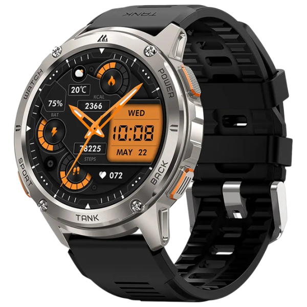Ceas inteligent Kospet Tank T3 1.43" / / Silver - Black / photo 1