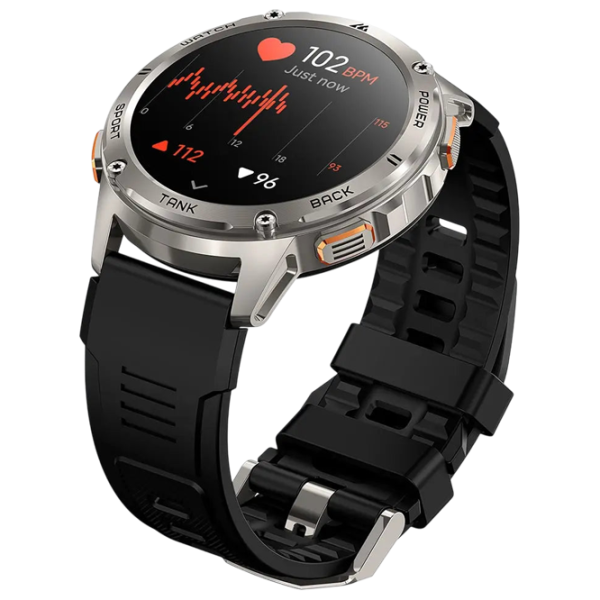 Ceas inteligent Kospet Tank T3 1.43" / / Silver - Black / photo 3