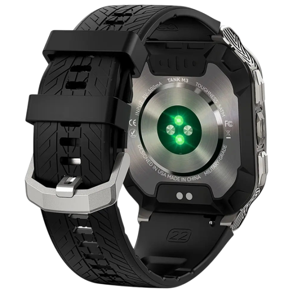 Ceas inteligent Kospet Tank M3 1.96" / / Silver - Black / photo 5