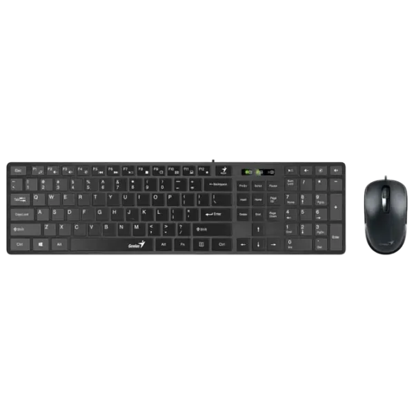 Клавиатура и Мышь Genius SlimStar C126 Проводная / Черный photo 1