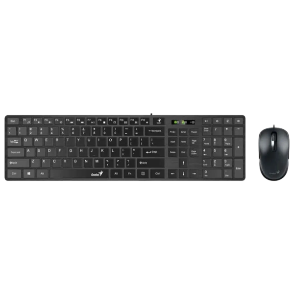 Клавиатура и Мышь Genius SlimStar C126 Проводная / Черный photo 1