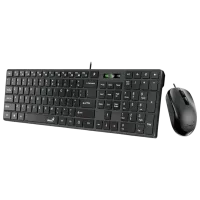 Tastatura & Mouse Genius SlimStar C126 Cu fir / Black photo 3