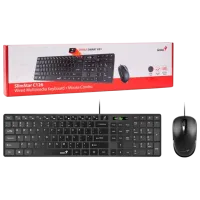 Tastatura & Mouse Genius SlimStar C126 Cu fir / Black photo 4