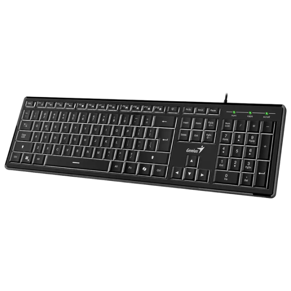 Tastatură Genius SlimStar 820 Cu fir / Black photo 2 Tastatură Genius SlimStar 820 Cu fir / Black photo 2