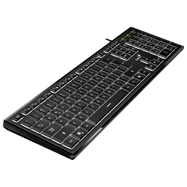 Tastatură Genius SlimStar 820 Cu fir / Black photo 3 Tastatură Genius SlimStar 820 Cu fir / Black photo 3