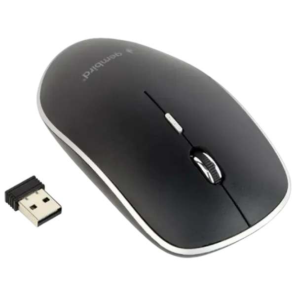 Mouse Gembird MUSW-4B-01 Black photo 5