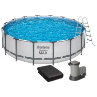 Piscină Bestway 5612z 19480 l/ Cu cadru/ Gray photo 2
