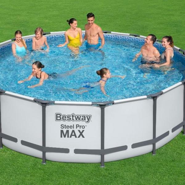 Бассейн Bestway 5612z 19480 л/ Каркасный/ Серый photo 4
